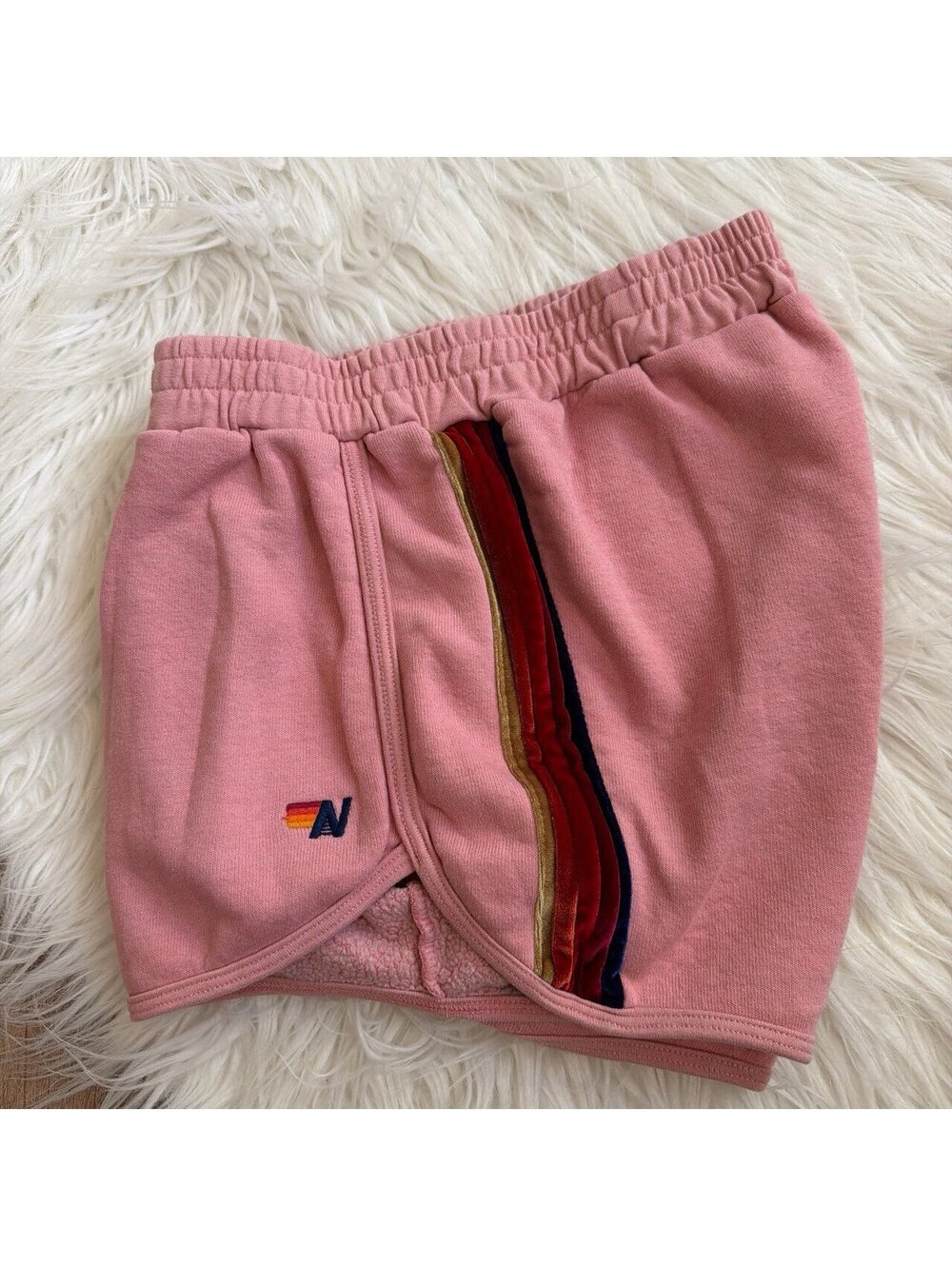 Aviator Nation Classic Jogger Velvet
5 Stripe Shorts Mint Green size XL
